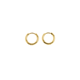 Classic Gold Huggie Hoop Earrings