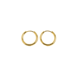 Chunky Gold Huggie Hoop Earrings