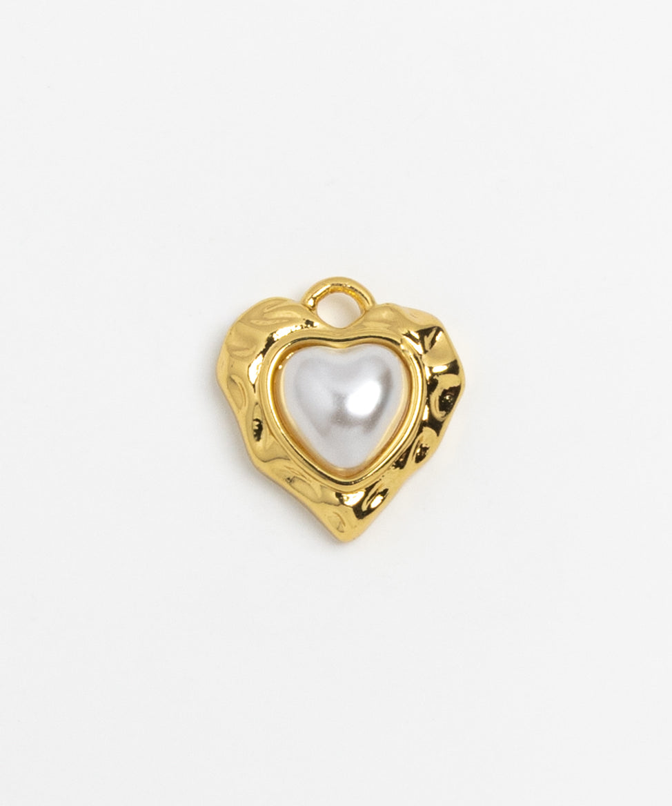 Gold Charm Mum Heart