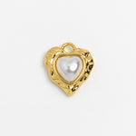Gold Charm Mum Heart