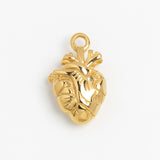 Gold Charm Sacred Heart