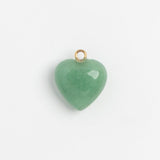 Gold Jade Heart