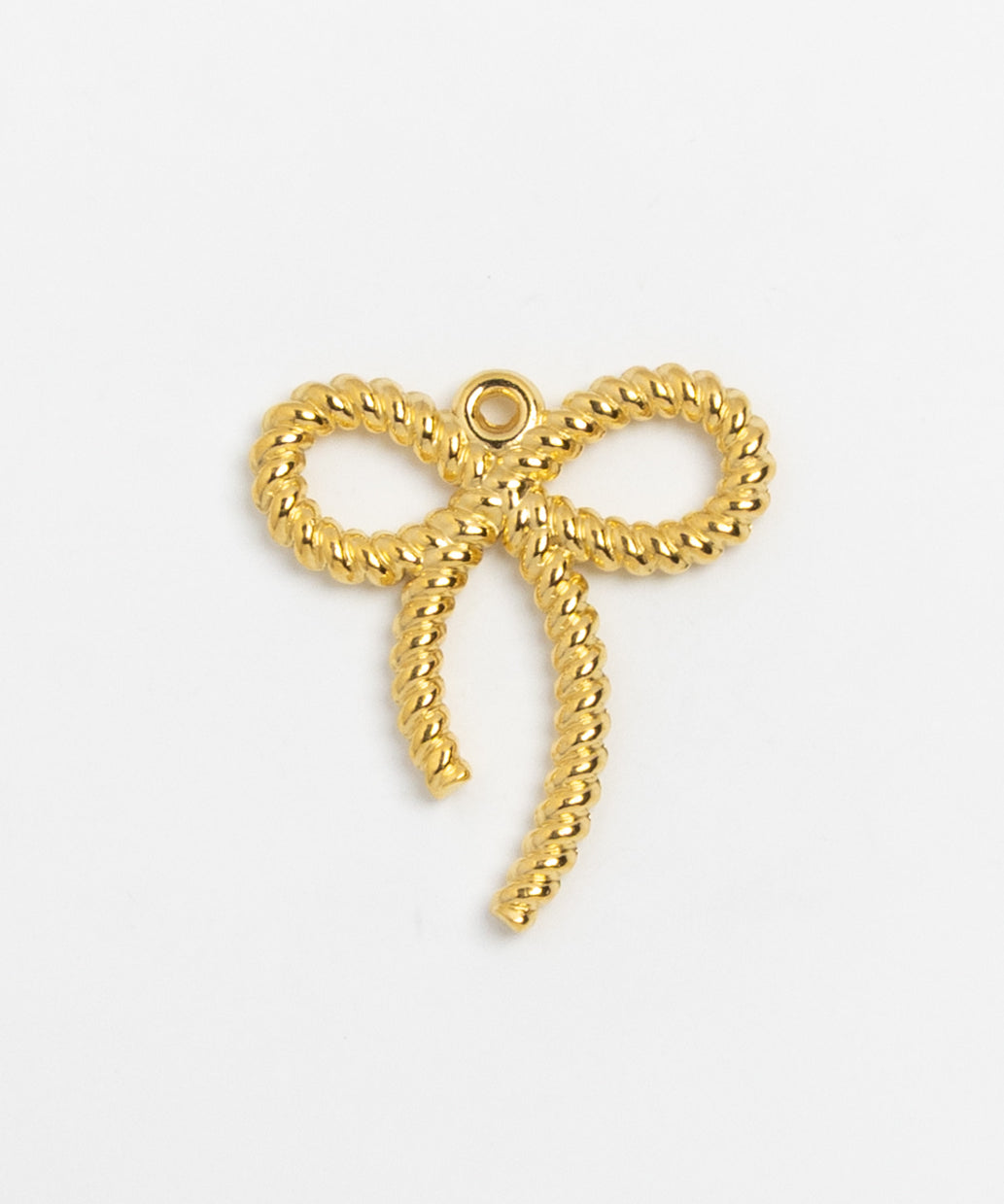 Gold Charm Rope Bow