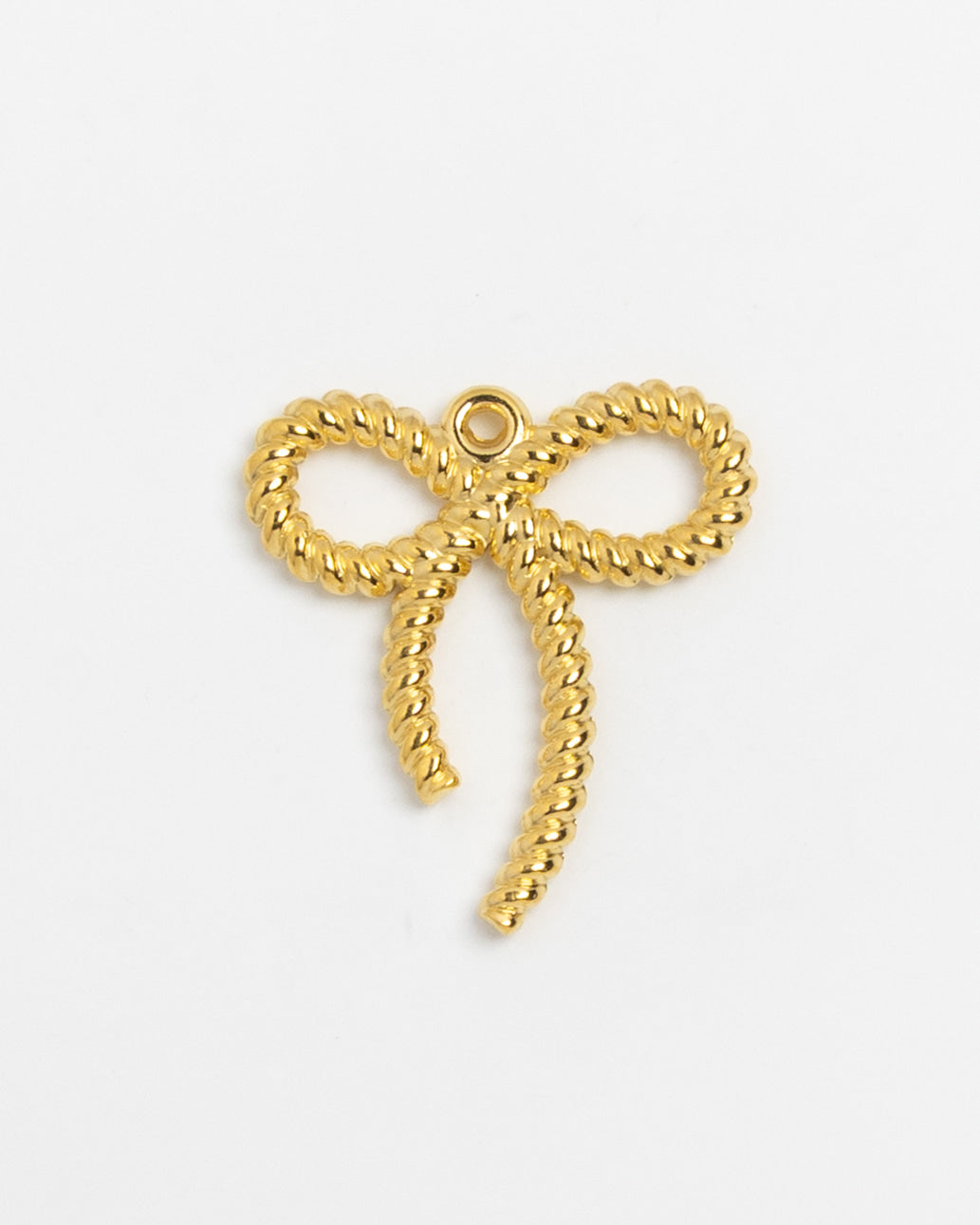 Gold Charm Rope Bow