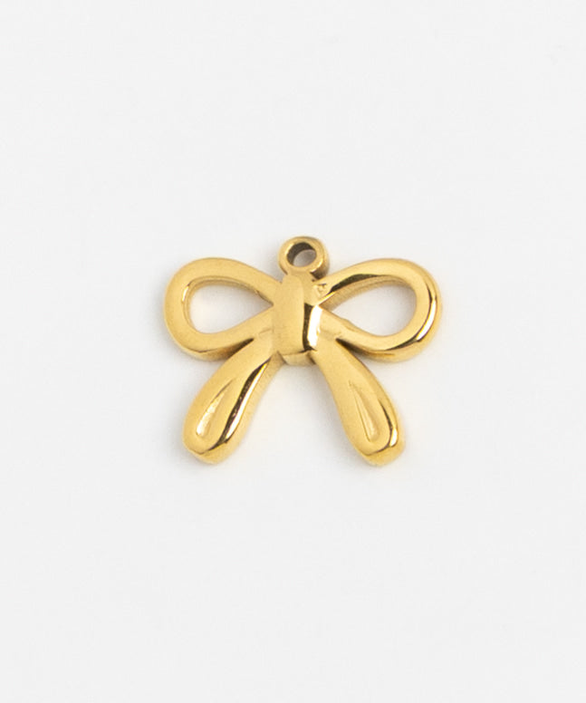 Gold Charm Bow Outline