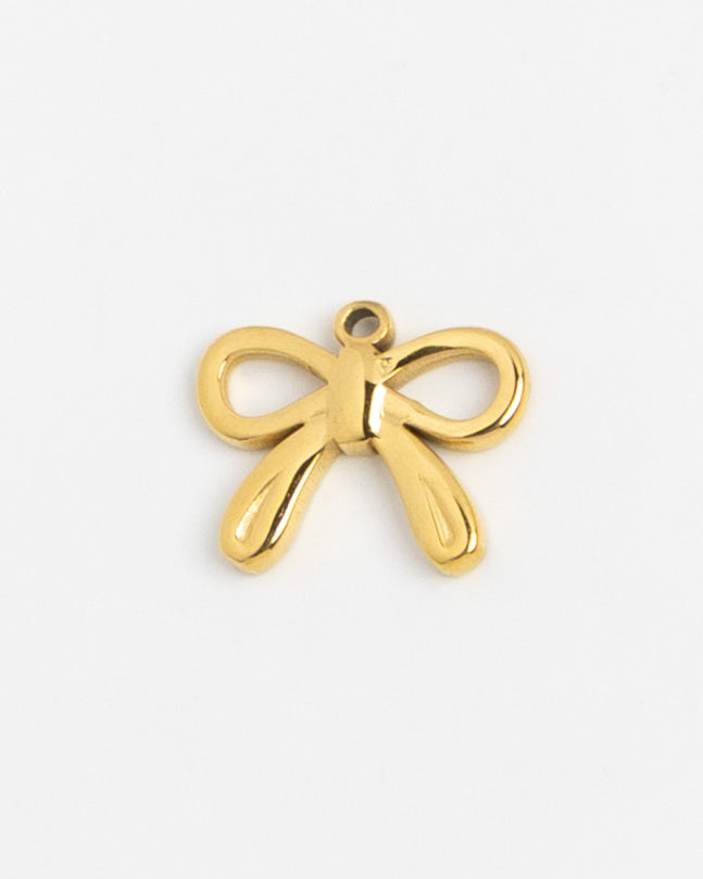 Gold Charm Bow Outline