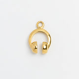 Gold Charm Headphones