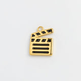 Gold Charm Clapperboard