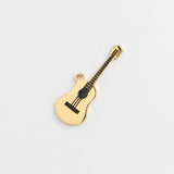 Gold Charm Acoustic Guitar
