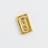 Gold Charm Cassette Tape