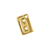 Gold Charm Cassette Tape