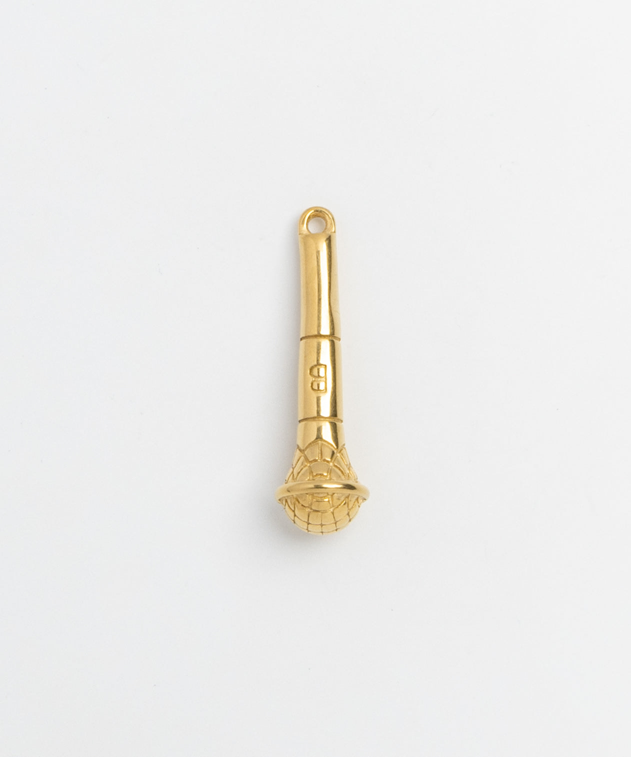 Gold Charm Microphone
