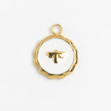 Gold Charm Dove Coin