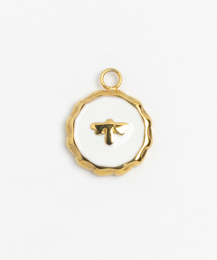 Gold Charm Dove Coin