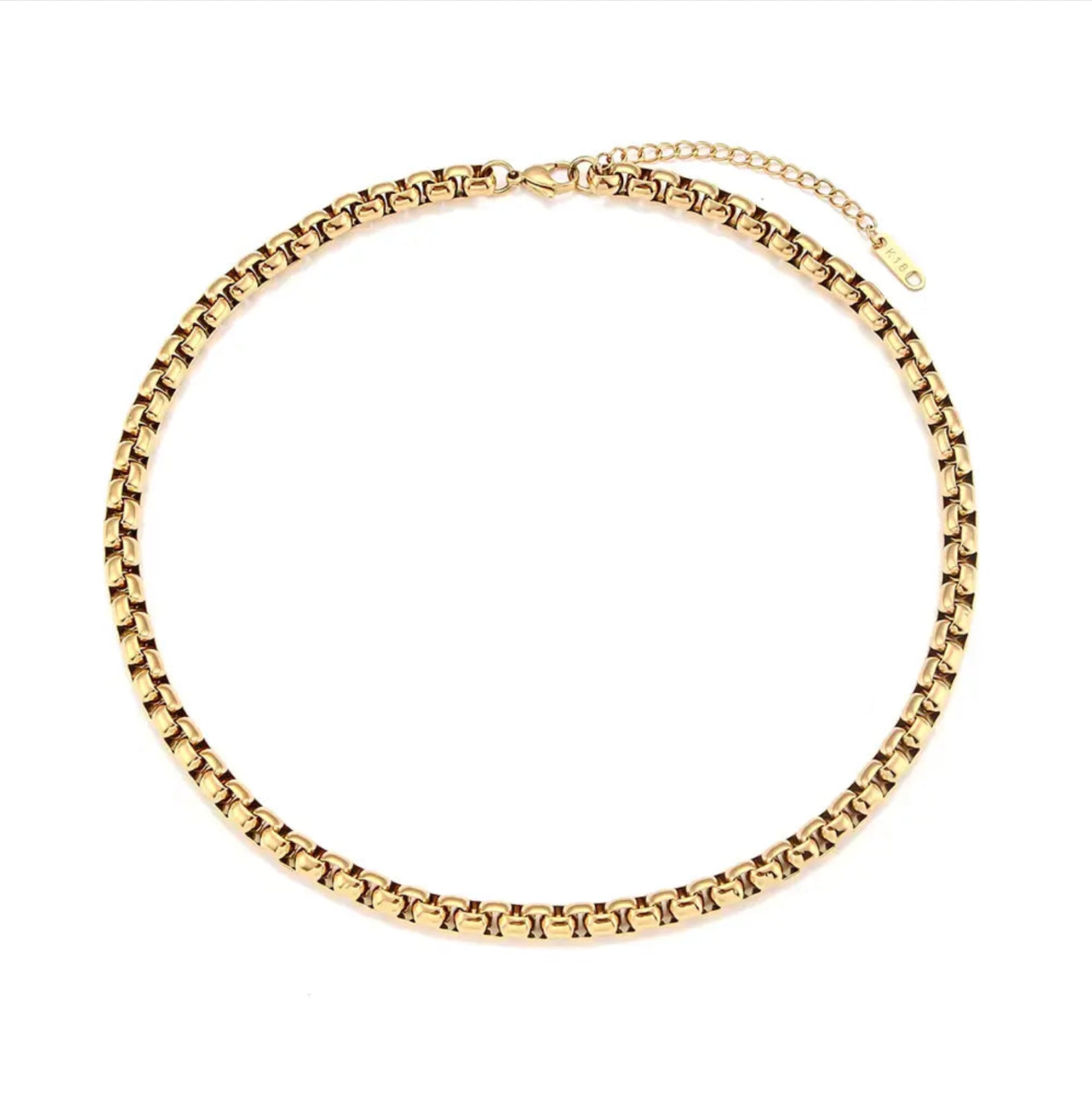 Cami Choker Necklace - 18k Gold Plated Stainless Steel Women Jewelry