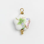Porcelain Flower Bead