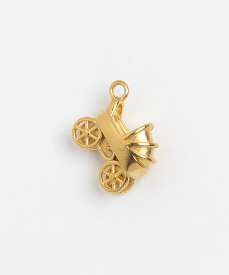 Gold Charm Baby Stroller