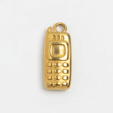 Gold Charm Cell Phone