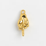 Gold Charm Shaka Hand