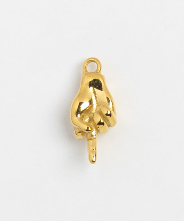 Gold Charm Shaka Hand
