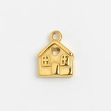 Gold Charm Home Heart
