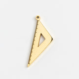 Gold Charm Triangle Ruler