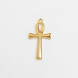 Gold Charm Ankh Cross