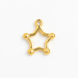 Gold Charm Star Outline