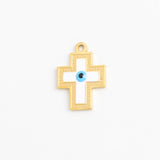 Gold Cross with Eye