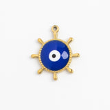 Gold Sunburst with Eye