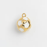 Gold Charm Soccer Ball