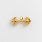 Gold Charm Dumbbell