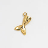 Gold Charm Mermaid Tail