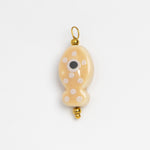 Ceramic Fish Peach Dots
