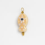 Ceramic Fish Peach Dots