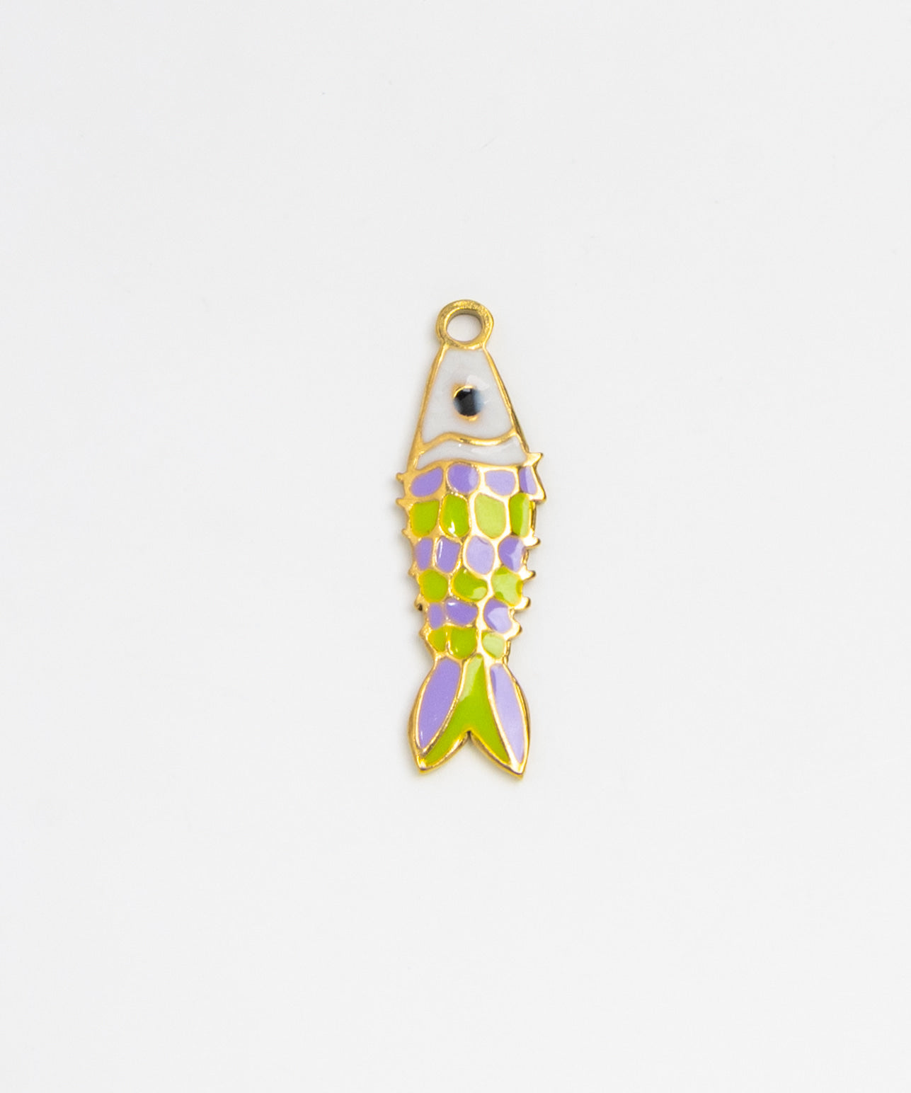 Gold Charm Koi Fish Lilac