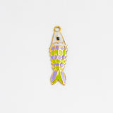 Gold Charm Koi Fish Lilac