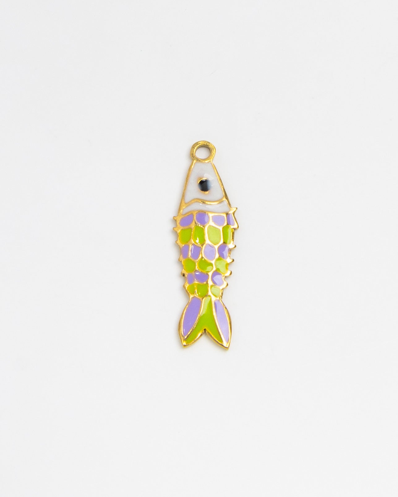 Gold Charm Koi Fish Lilac