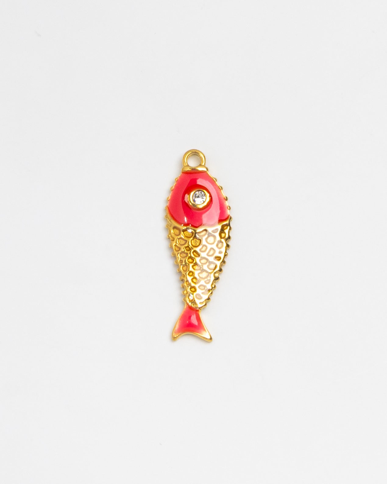 Gold Charm Koi Fish Red