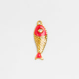 Gold Charm Koi Fish Red